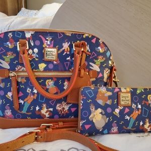 Disney Afternoon Dooney and Bourke Satchel and Wallet set